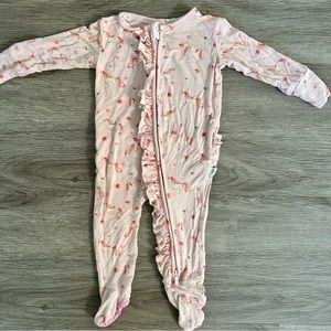 Posh Peanut Cadence Ruffled Footie